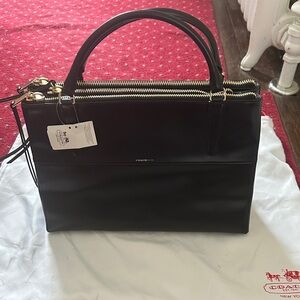 Coach Black Borough Bag